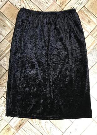 Мягкая вилюровая,бархатная юбка на резинке!!1 фото