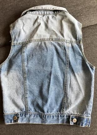 Стильная джинсовая жилетка от vera & lucy2 фото