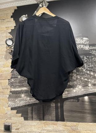 Блуза черная хлопок vila6 фото