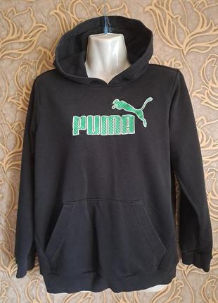 (1082) худи/толстовка/капюшонка унисекс puma /размер  12