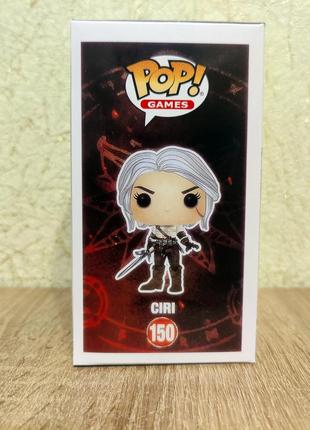 Фігурка funko pop ciri - цирі №150 witcher відьмак фанко поп геральд3 фото