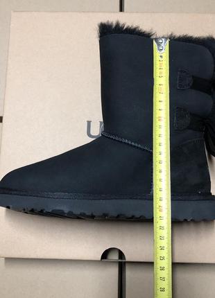Чоботи ugg 2 black stripe уггі зимові черевики угі6 фото