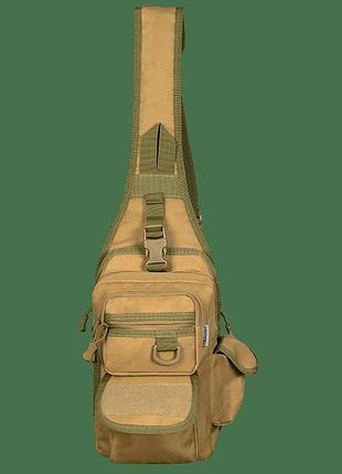 Сумка тактична польова для охорони та силових структур 7116 койот ek-77
