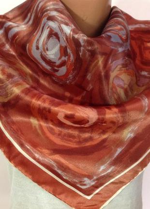 Шелковый итальянский платок.1 фото