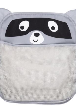 Дитяча сумка-органайзер у ванну кімнату на присосках freeon racoon (47108)