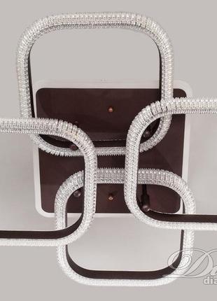 Потолочная led-люстра с диммером и подсветкой mx66003/4cf led 3color dimmer