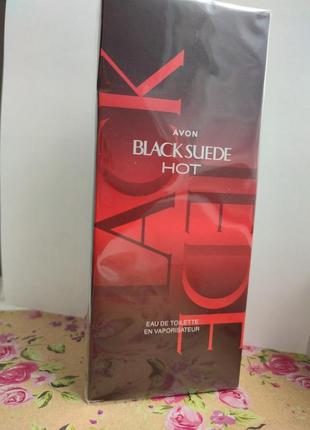 Avon 125мл black suede hot туалетная вода