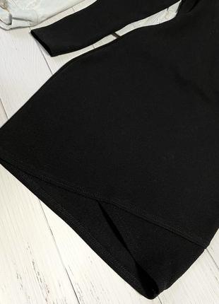 Мини платье по фигуре в утяжелике с рукавами