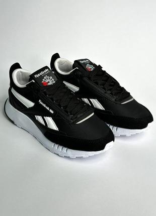 Кросівки reebok legacy black/white9 фото