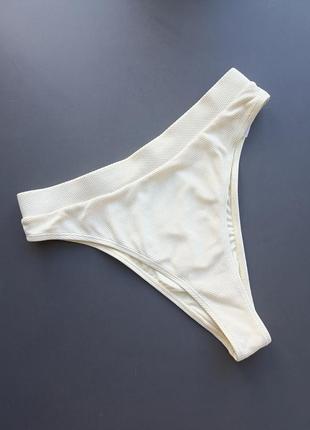 Плавки женские низ от купальника высокие структурные