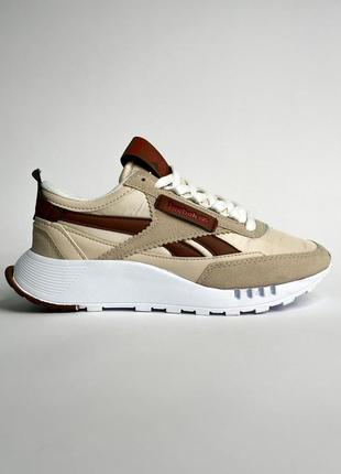 Кросівки reebok legacy brown/beige