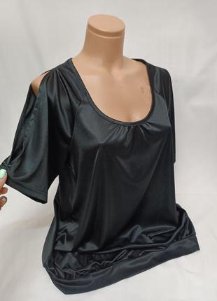 Блуза с обнаженными плечами 44/46/16/18/xxl/3xl