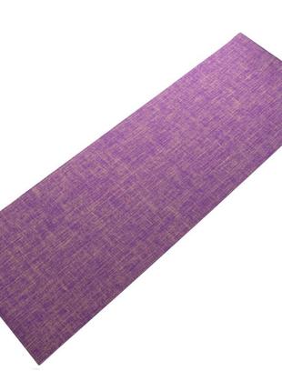 Килимок для йоги льняний (yoga mat) 🔥розмір 185x62x0,6см кольори в асортименті6 фото