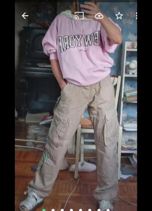 Италия новые штаны карго бэгги оверсайз