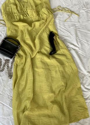 Шикарное длинное платье, летнее платье h&m3 фото