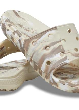 Слайди, шльопанці crocs classic marbled, m9, m101 фото