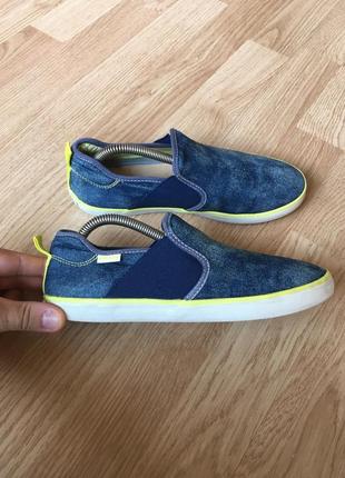 Жіночі джинсові кеди, мокасини geox