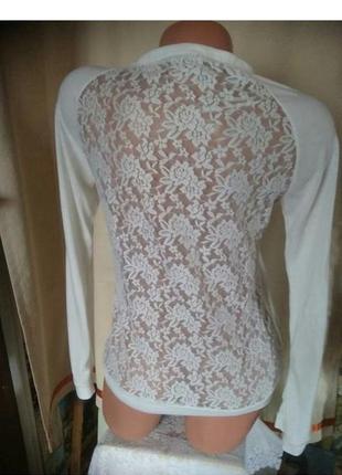 Лонгслів з мереживом