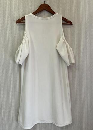 Платье zara с открытыми плечами2 фото