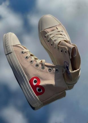 Кеди converse x comme des garsons