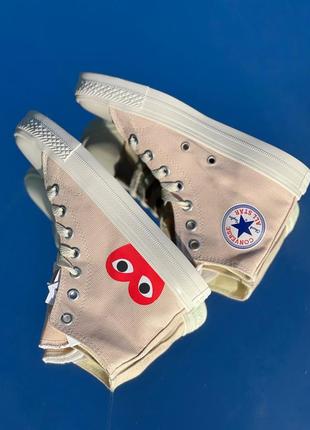 Кеди converse x comme des garsons4 фото