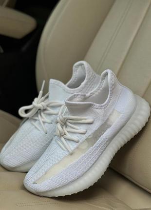 Adidas yeezy boost 350 white кроссовки