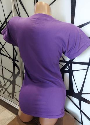 Оригинальная футболка nike dry- fit фиолетового цвета 42-467 фото