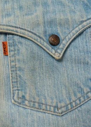 Levis vintage 80s orange tab denim jacket мужская джинсовая куртка3 фото