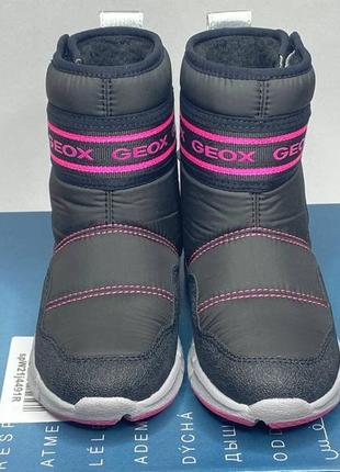Зимові чобітки - дутики, черевики дівчинці geox flexyper 28,29 р5 фото