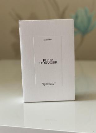 Парфумована вода zara fleur d'oranger 40 мл