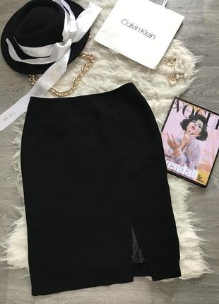 Стильная юбка миди черная классическая в идеальном состоянии 🖤principles🖤1 фото