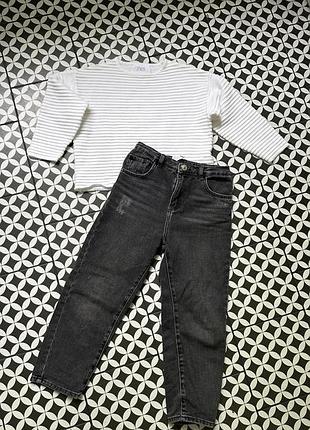 Реглан zara, светр zara, білий реглан zara рубчик