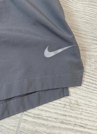 Спортивні шорти nike dri-fit чоловічі сірі2 фото