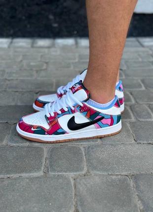 Кроссовки nike sb dunk low parra abstract art