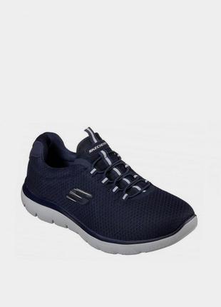 Чоловічі кросівки skechers/ оригінальні кросівки синього кольору2 фото