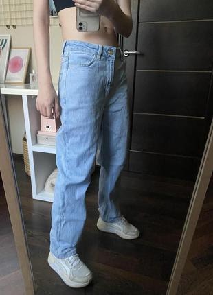 Базовые прямые джинсы-трубы denim, primark, shein6 фото