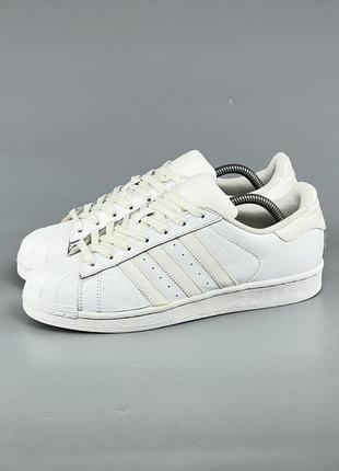 Фірмові шкіряні кросівки adidas superstar