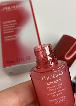 Концентрат для лица сыворотка shiseido ultimene power infusing concentrate мини 10ml2 фото