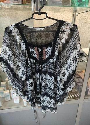 Шифонова літня кофта на підкладці