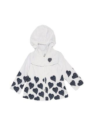 Ветровка сердечками для девочки