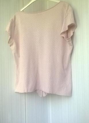 Шикарная футболка / блуза/ пыльная роза4 фото