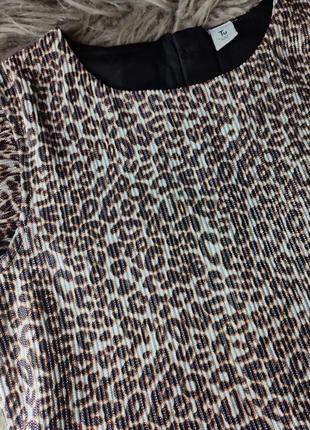 Платье в леопардовый принт3 фото