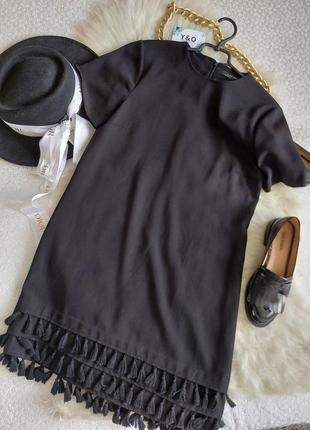 Очень крутое платье чернов идеальном состоянии 🖤zara🖤