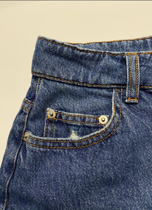 Bershka короткая джинсовая юбка-трапеция zara8 фото