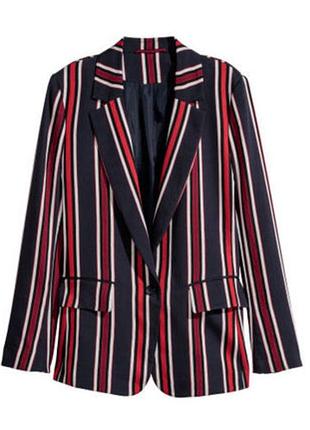 Женский жакет пиджак полоску ,44-46 размер