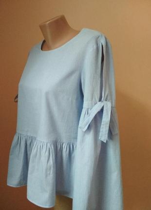 Блуза с широкими рукавами 36 размер.8 фото