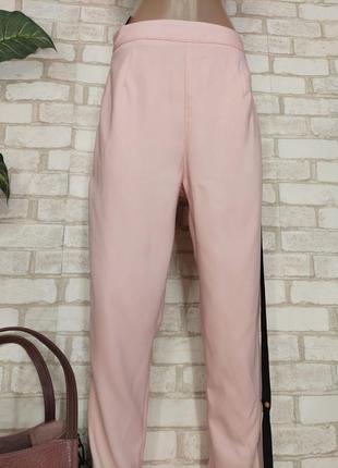 Фирменные prettylittlething с биркой штаны/брюки в цвете пудра, размер с-м6 фото