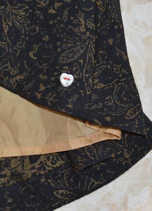 Брендовый пиджак жакет блейзер joe browns узор цветы этикетка8 фото