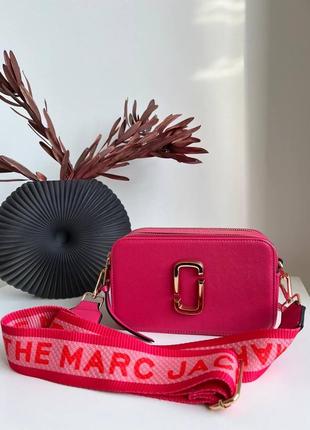 Сумка в стиле marc jacobs / marc jacobs hot pink / розовая сумка