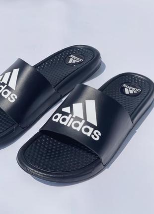 Шльопанці slippers adidas black3 фото